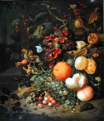 Ainda vida com frutas, 1704