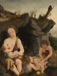 Eva e quatro filhos, c.1520