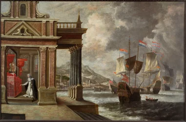 A Batalha de Lepanto: Santa Catarina de Ricci e o embarque, 1671.