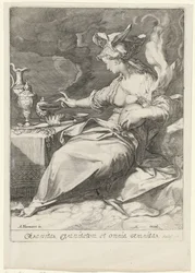 Allegorie op de vergankelijkheid (Vanity) Vaidade, vaidade e toda vaidade (título no objeto)