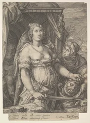 Judith e a cabeça de Holofernes, 15751607.
