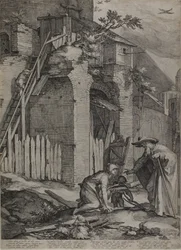 O Profeta Elie Chegando à Casa de Sareptas "Viúva, 1604