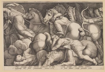 O castigo de Niobe (Prato 2)