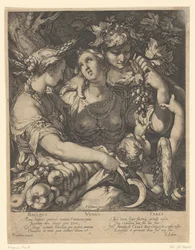 Vênus, Baco e Ceres Venus Triget Sem Ceres e Baco (título no objeto)