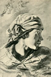 Cabeça de uma jovem, meados do século XVII, 1943.