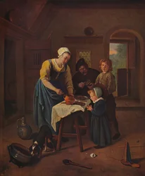 "Grace Before Meat", c1665, c1915