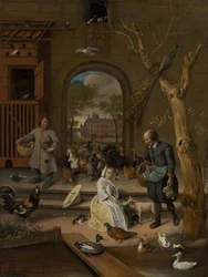 Retrato de Bernardina Margriet van Raesfelt, também conhecida como «O galinheiro»