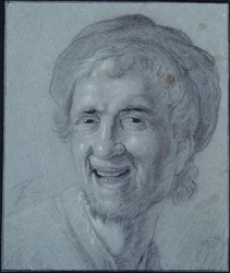 Rembrandt a rir (cópia do primeiro autorretrato de Rembrandt em casa de F. Stoop, em Byfleet)
