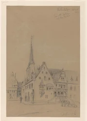 A Câmara Municipal, com o Roelant, de Halberstadt
