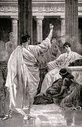 Vinicius face a Petrone, c.1900-20 (ilustração)
