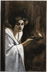 ilustração de JAN STYKA (1858-1925) para o romance "Quo Vadis" de Henryk Sienkiewicz.