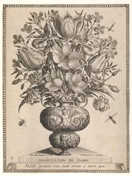Ramo de flores em um vaso
