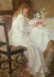 Na mesa de café da manhã