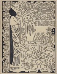 Design da capa Metamorfoze de Louis Couperus, 1897.