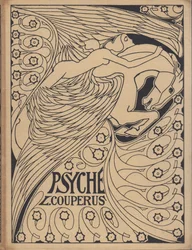 Design da capa Psyche de Louis Couperus, 1898.