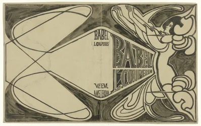 Design da banda para: Louis Couperus, Babel, 1901