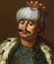 João III Sobieski, rei da Polônia, vestido como um sultão otomano.