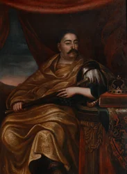 Retrato de João III Sobieski 1629-1696, rei da Polônia e grão-duque da Lituânia