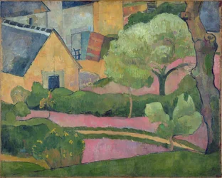 Estaleiro agrícola em Le Pouldu, c.1892 (óleo sobre tela)