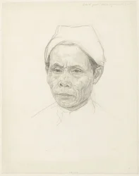 Retrato de um javanês idoso