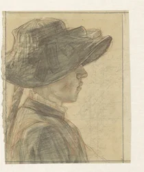 Retrato da Menina A.C.E. Veth, irmã do desenhador