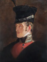 Retrato do Marechal de Campo Sir John Colborne, soldado britânico, 1821.  