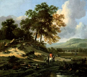 Paisagem com figuras, 1679