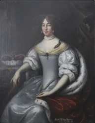Retrato de Doroteia de Brandeburgo, nascida von Schleswig-Holstein-Sonderburg-Glücksburg (1636-1689)