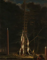 Os cadáveres dos irmãos De Witt, c.1672-75 (óleo sobre tela)