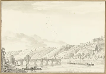 Vista da cidade e do castelo em Namur