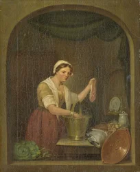 A empregada de cozinha