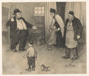 O senhorio despeja a família