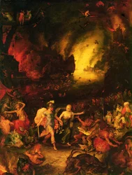 Eneias no Hades (pormenor)