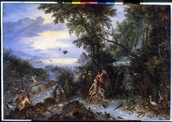 Água. Quadro de Brueghel Jan I