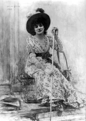 Retrato de Sarah Bernhardt (1844-1923)