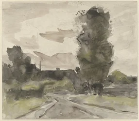 paisagem com estrada