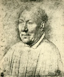 Retrato do cardeal Niccolò Albergati, c1430, 1943.