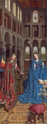 A Anunciação, c. 1434-36 (óleo sobre tela)