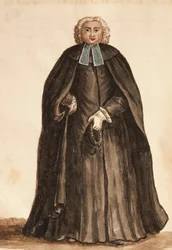 Mestre da Capela do Doge de Os trajes de Venicens por Giovanni di Grevembroch (1731-1807), aguarela