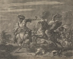 Cena de batalha - Morte de um turco