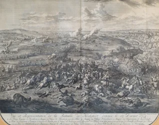 A Batalha de Höchstädt em 13 de agosto de 1704