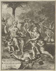 Página de título para: M. Gargon, A única consolação, 1713