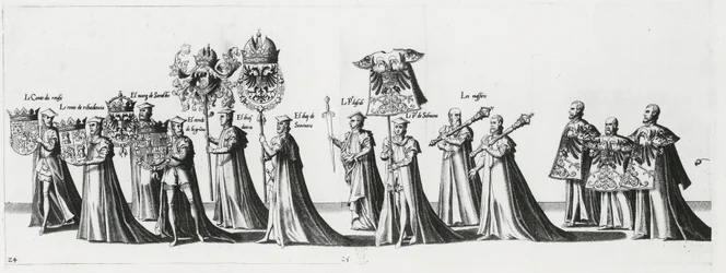 Braços Imperiais na Procissão Fúnebre do Imperador Carlos V, 1559