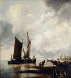 Pedaço de mar (óleo sobre tela)