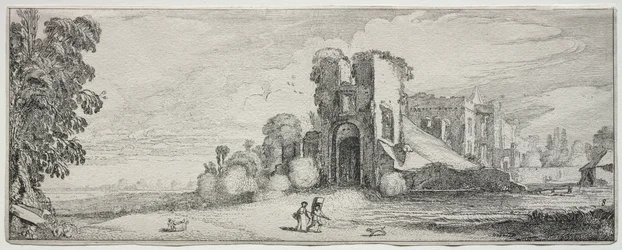 Algumas paisagens agradáveis e ruínas de monumentos antigos: Castelo de Brederode