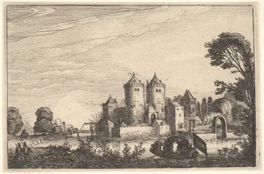 O castelo, ca. 1616