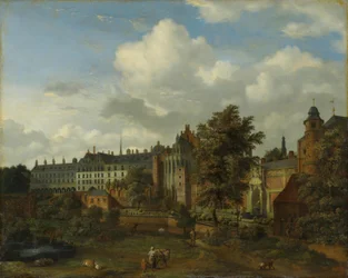 O antigo palácio em Bruxelas