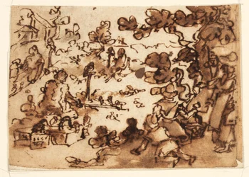 Página de sketchbook com isca de pássaros
