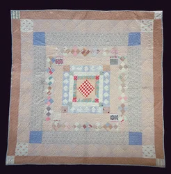 Colcha de retalhos, c.1860 (têxtil)