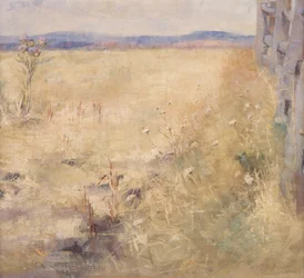 Ploughland no verão, c.1900